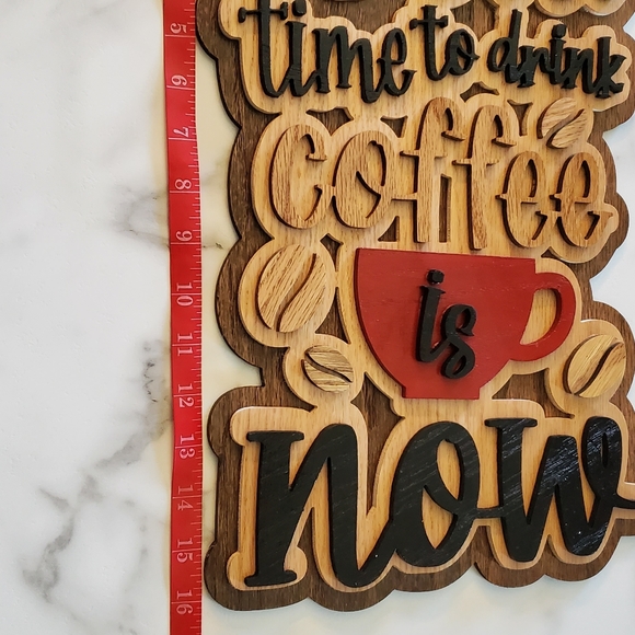 Layered Coffee Sign NEW - Picture 7 of 12